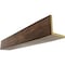 Ekena Millwork 2-Sided (L-beam) Sandblasted Endurathane Faux Wood Ceiling Beam, Premium Aged, 4"W x 8"H  x 20'L BMSD2C0040X080X240ZD - alternate 1